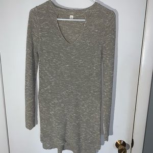 Grey Long Sweater